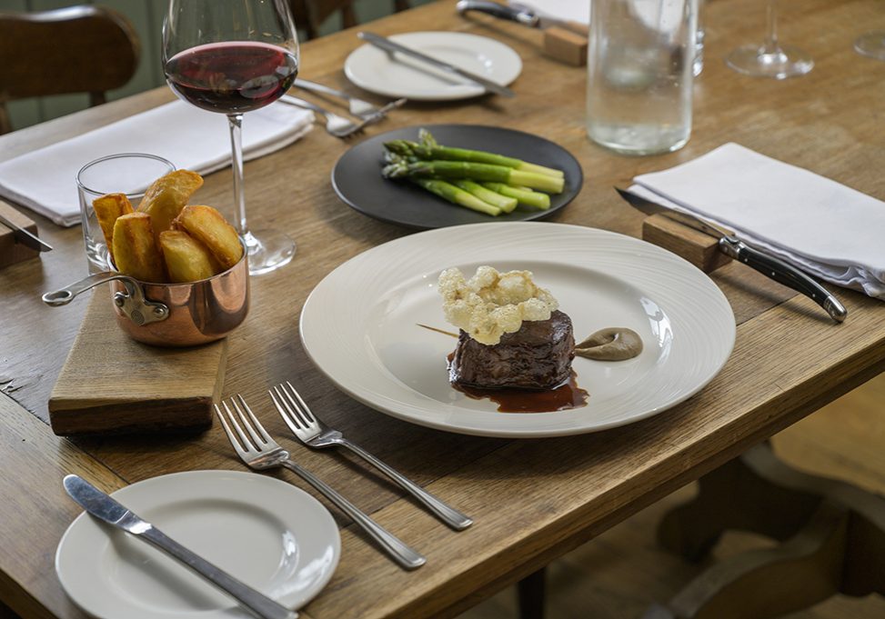 The locally-source fillet steak at the Plough Inn (Photo: Phil Wilkinson)