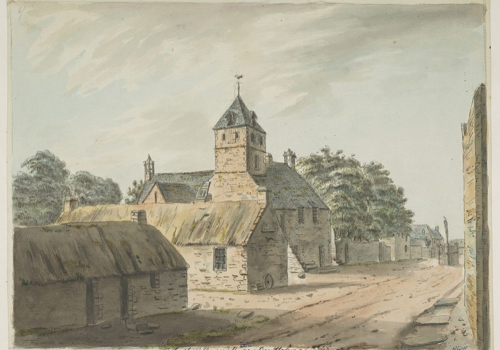 Francis Grose painted this picture of the Tolboot, at Cullen, Banffshire