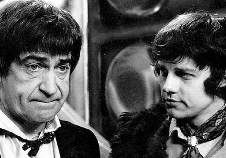 Frazer Hines with Second Doctor Patrick Troughton