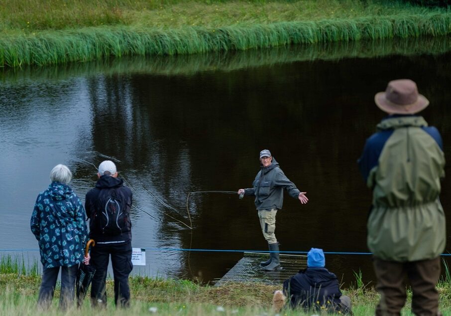 Fishing demonstrations at the Galloway Country Fair