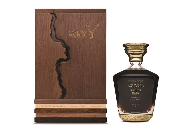 The Gordon & MacPhail Glenlivet 1943 decanter and box