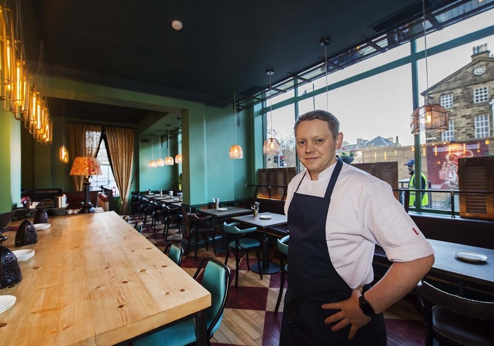 Baba on George Street, Edinburgh, with head chef David Barnett