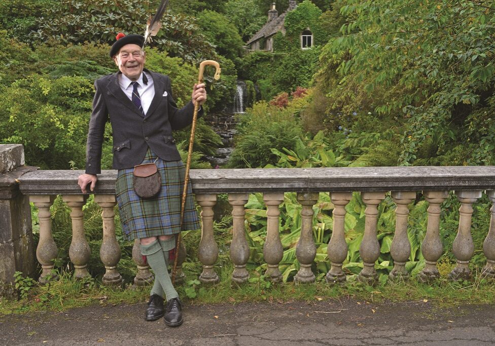 George MacMillan in his full clan chief regalia (Photo: Angus Blackburn)