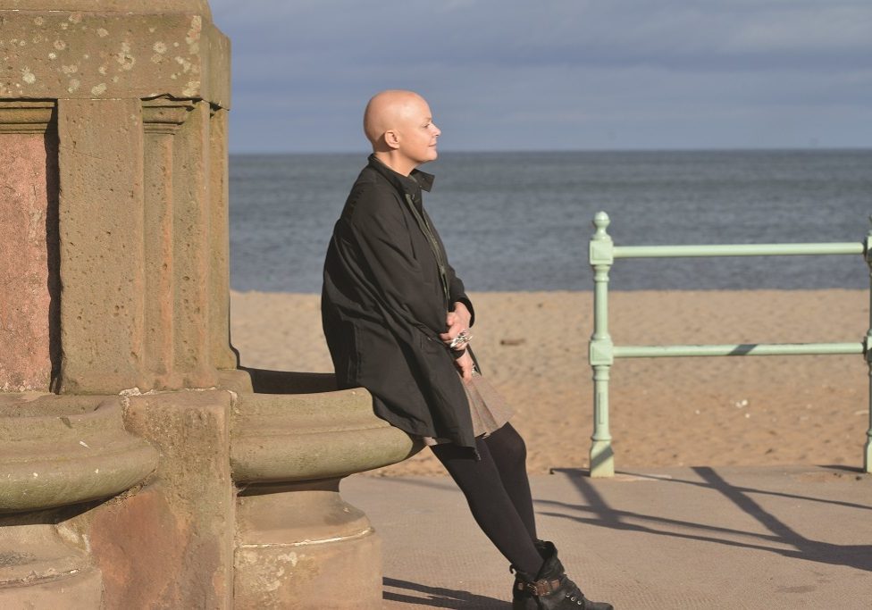 Gail Porter returns to Portobello Beach (Photo: Angus Blackburn)