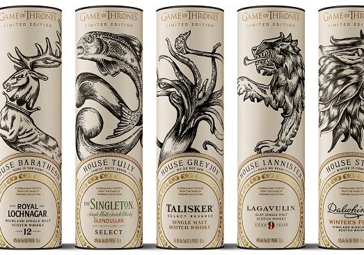 Game of Thrones Single Malt Scotch Whisky Collection_Package Design