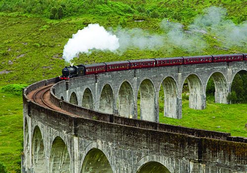 The Glenfinnan Viaduct, as seen in the Harry Potter films (Picture: VisitScotland)