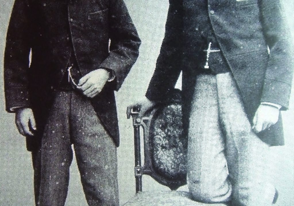 Glover with Iwasaki Yanosuke, one of Mitsubishi’s founders