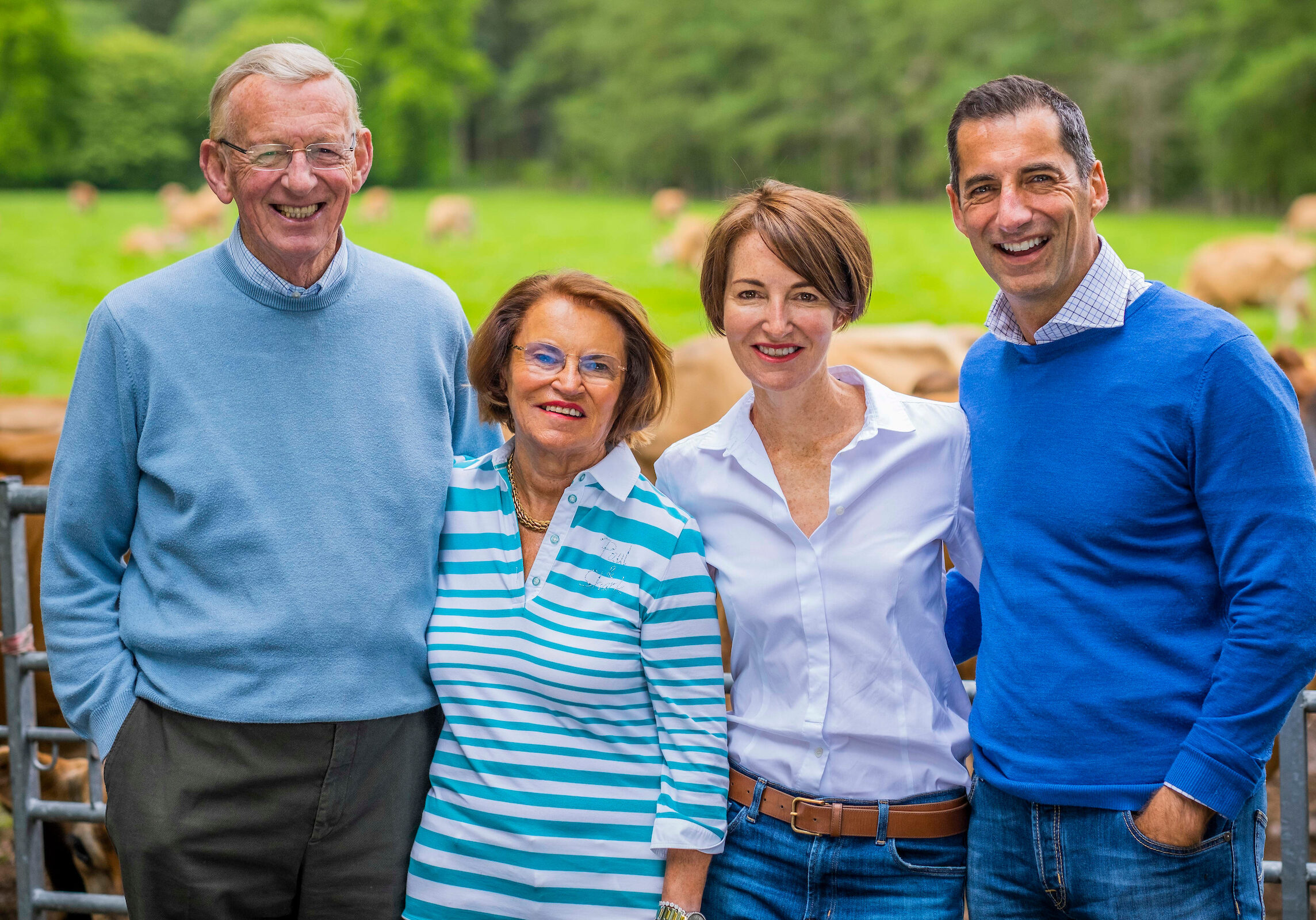 Dr Robert Graham (Chairman, Graham’s The Family Dairy), Mrs Jean Graham (Company Secretary, Graham’s The Family Dairy), Carol Graham (Marketing Director, Graham’s The Family Dairy), Robert Graham (Managing Director, Graham’s The Family Dairy) (Photo: Chris Watt)