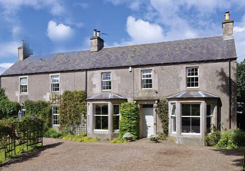 Kirkton Farmhouse enjoys a peaceful position in Roxburghshire