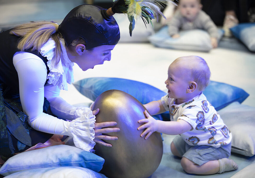 Hazel McBain as Uccellina in BambinO (Photo: James Glossop)