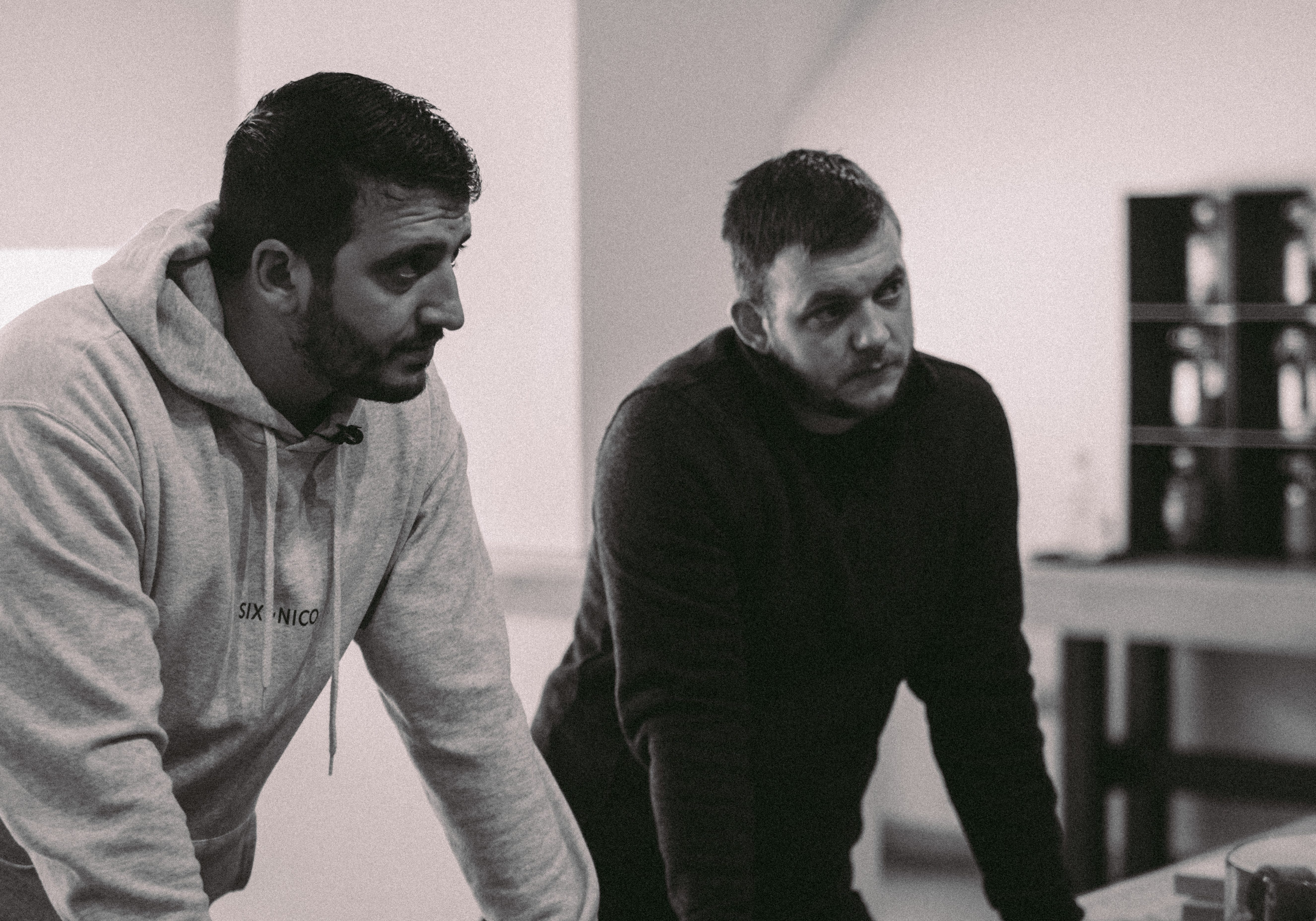 Chef Nico Simeone alongside his executive chef, Andy Temple