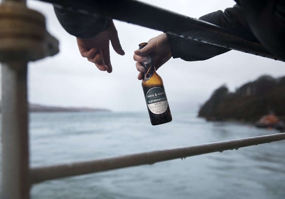 Campaign for Amber Scotch Ale, limited edition for Innis &amp; Gunn, Island of Islay, Scotland.