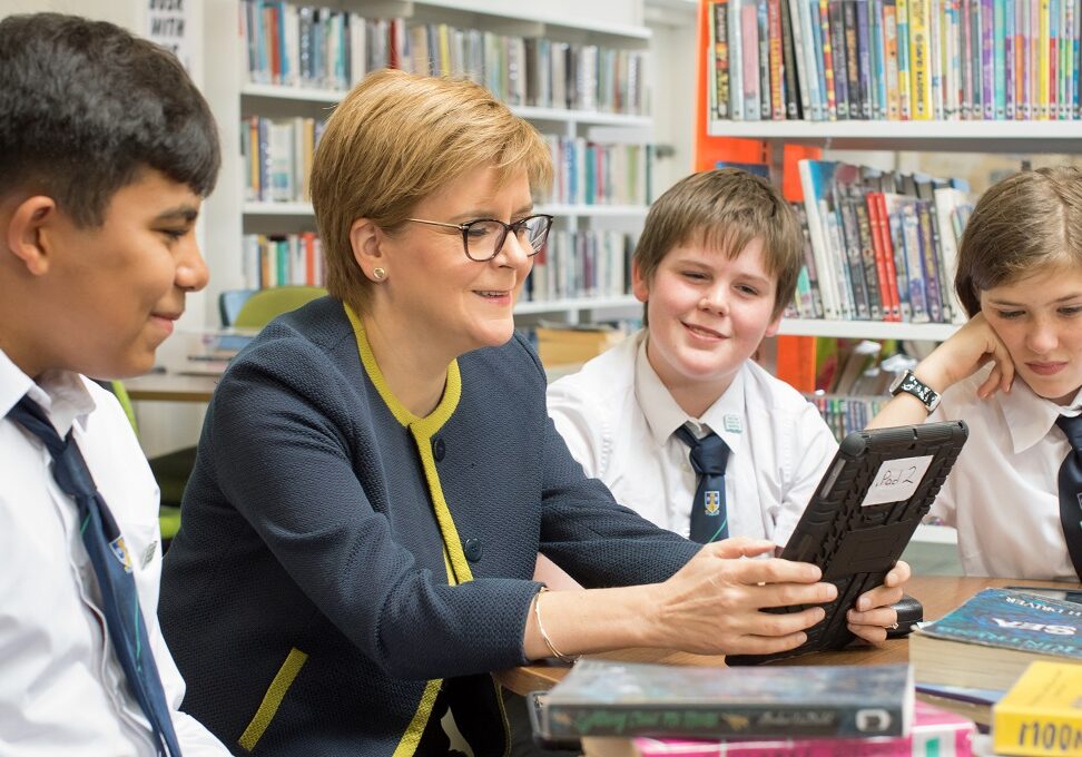 First Minister Nicola Sturgeon launches Bookzilla
