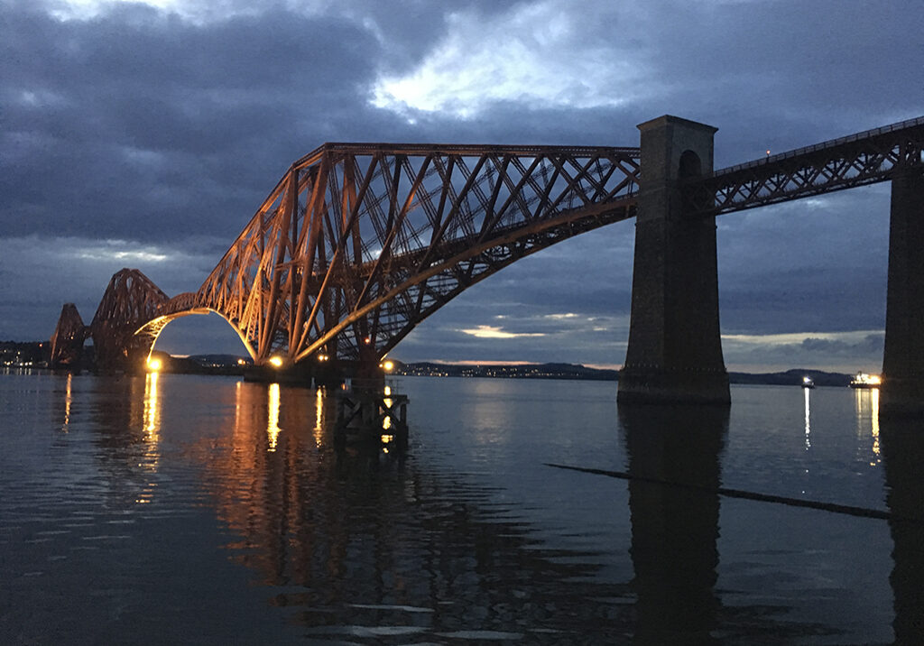 Seeing the bridges from a new perspective highlighted their beauty as landmarks of Scotland. 