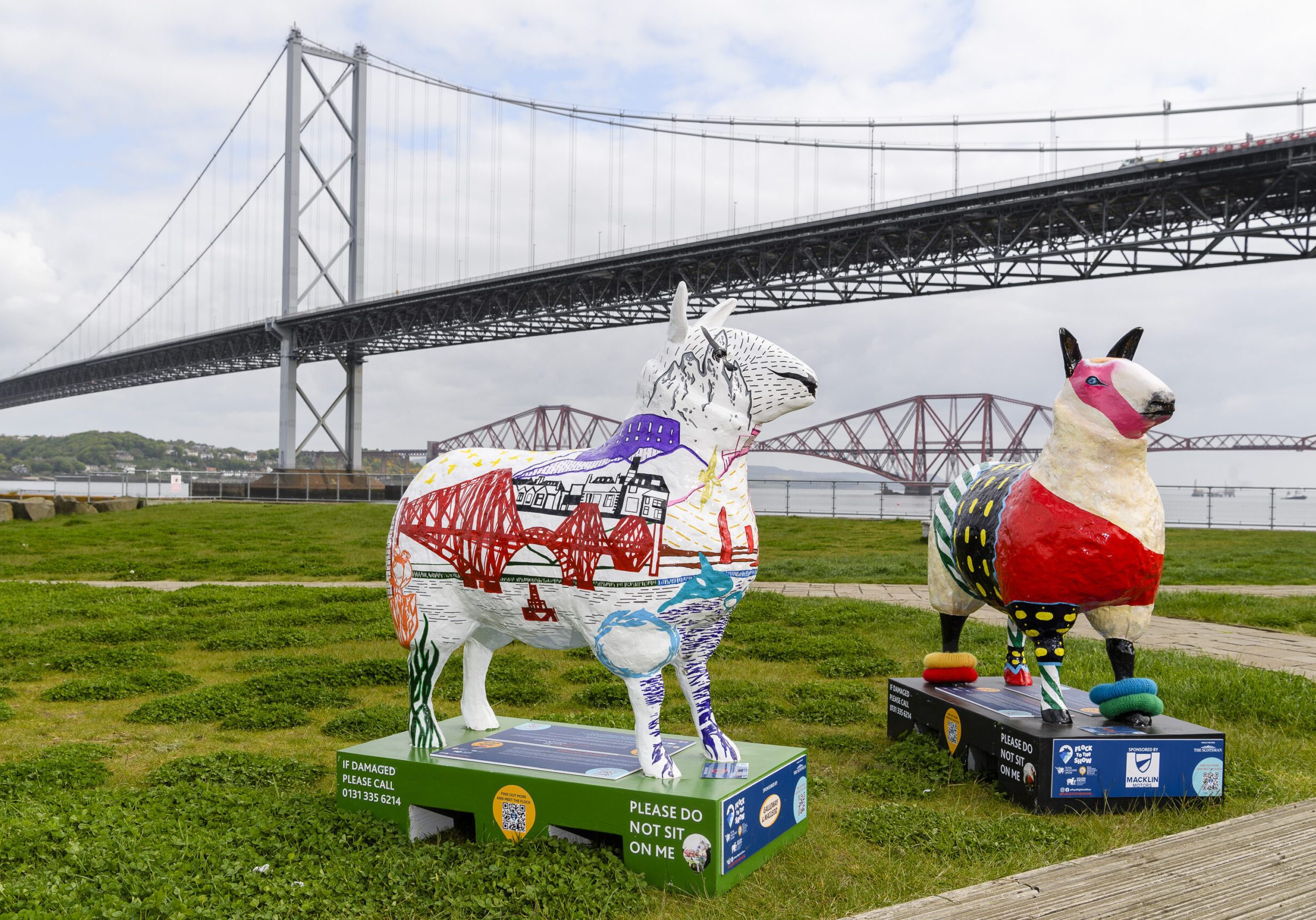 **Pics free to use**
Port Edgar
Flock to the Show, the Royal Highland Show Flock are in their final locations of the nationwide art trail and will be in Edinburgh, the Lothians, and the Scottish Borders from 17 May - 4 June. Royal Highland Show takes place 22 - 25 June 2023."