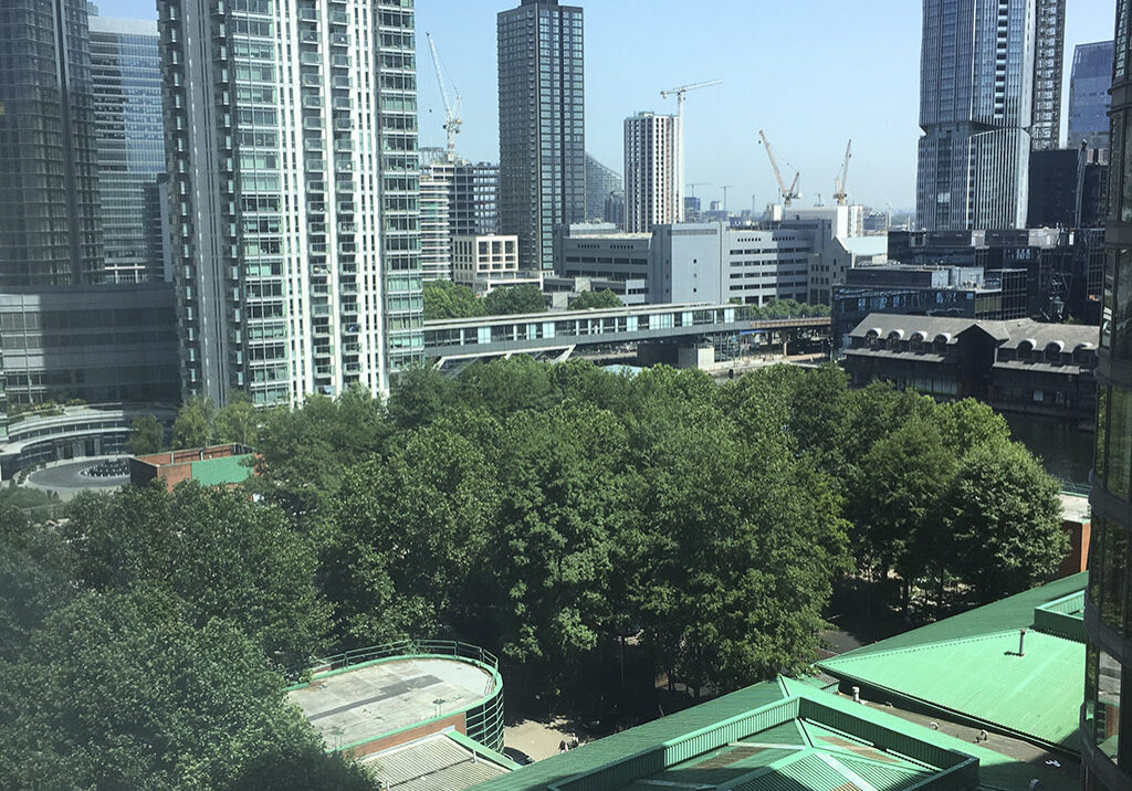 A room with a view from Lincoln Plaza Hotel. 