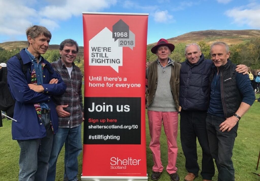 Former Dollar Academy pupils returned to take part in the 50th anniversary  of the school's sponsored walk. (Photo: Chris Cairns)