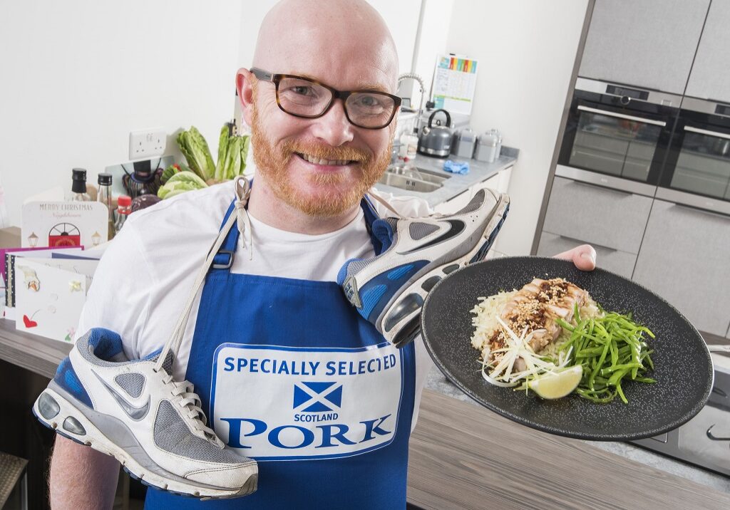 Scotland’s national chef, Gary Maclean, is working with QMS to urge Scots to stay on track with their plans to opt for healthier eating in 2019 (Photo: Alan Richardson)