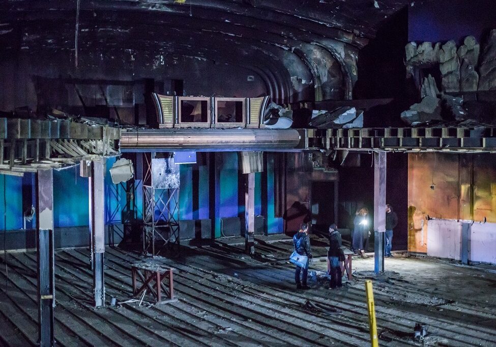 Inside the State Cinema, before the work begins (Photo: Chris Scott)