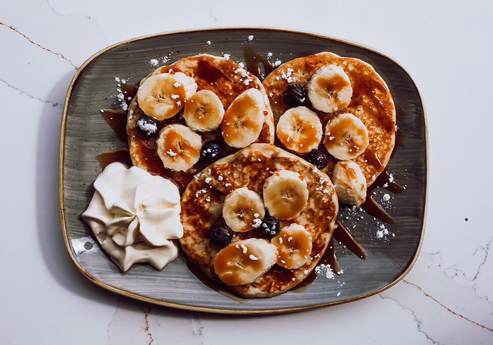 Vittoria on the Bridge is offering pancakes for breakfast