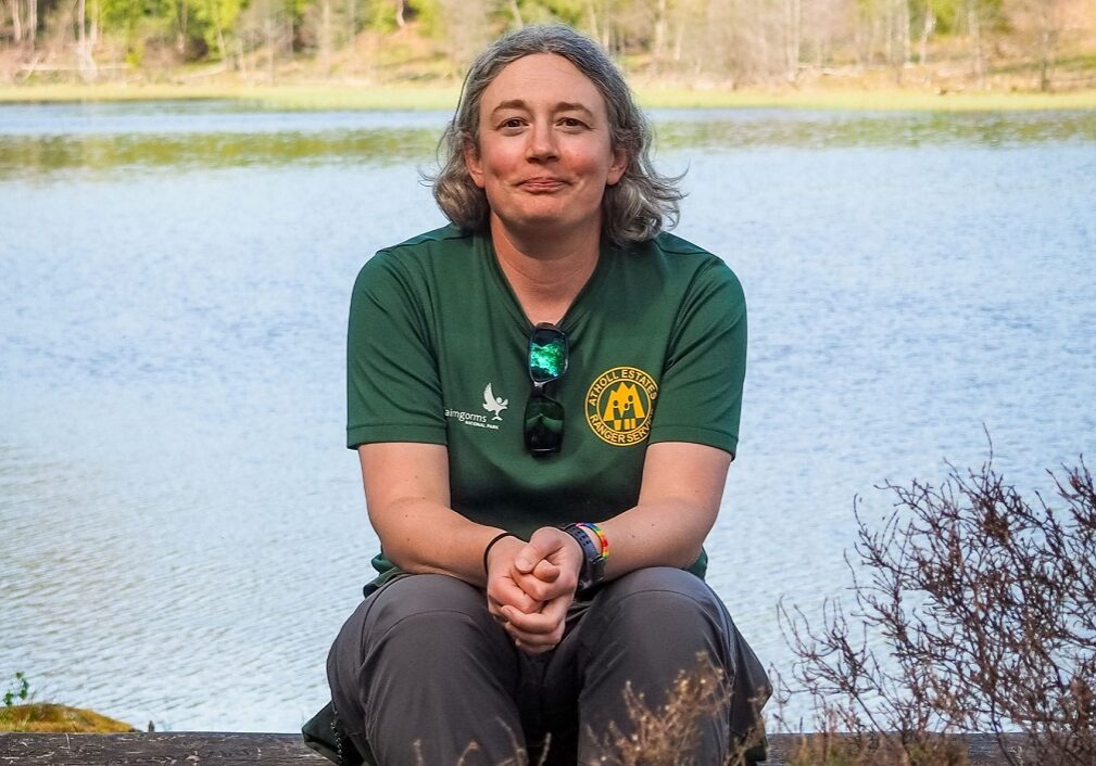 Julia Duncan, the countryside ranger at Atholl Estates