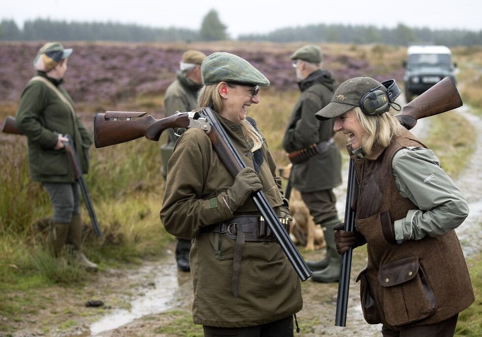 Justine Muir (left) and Sheila Eastwood (Photo: Graeme Hart/  Perthshire Picture Agency)