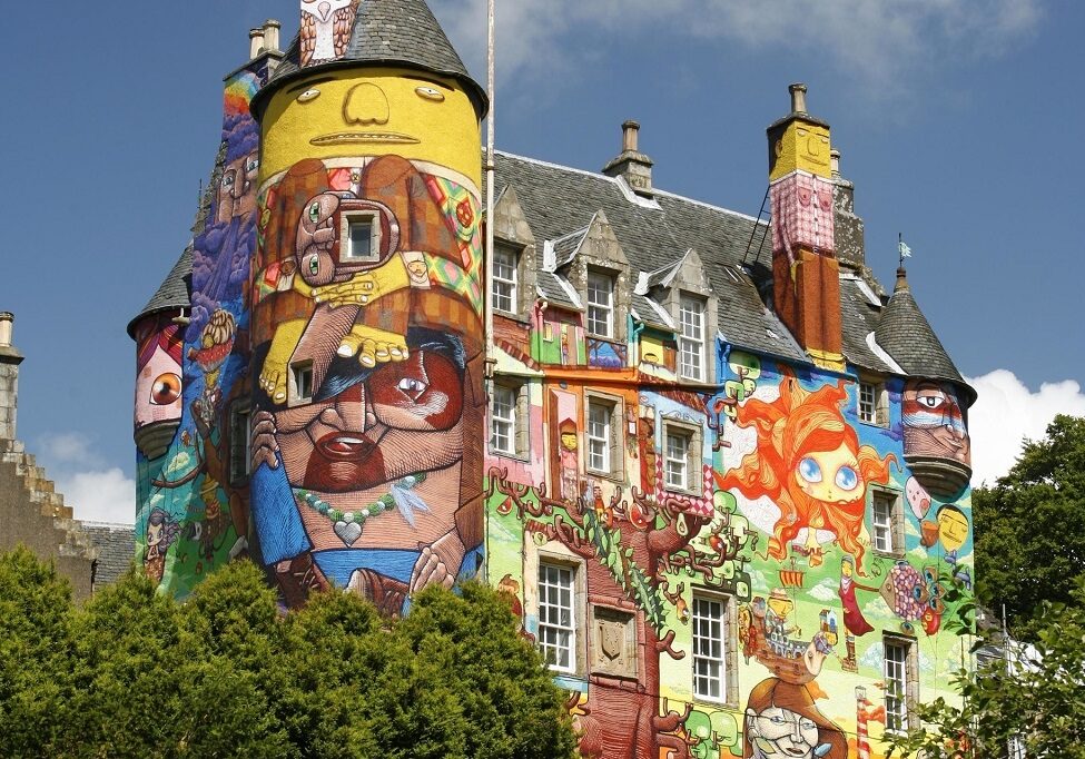 The Graffiti Project on Kelburn Castle by Largs, Ayrshire  (Photo: VisitScotland)