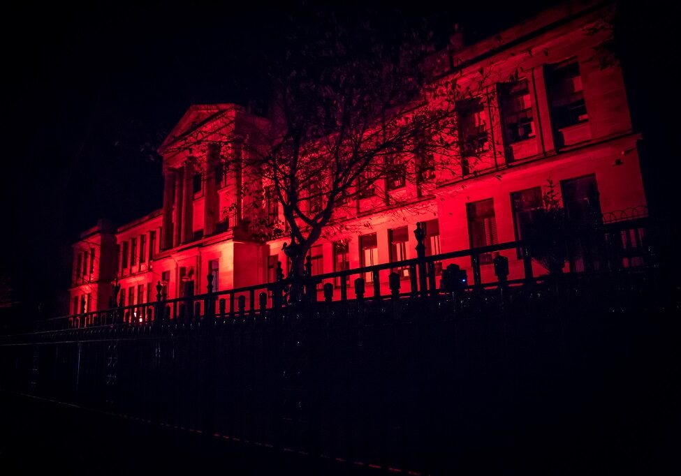 Kelvinside Academy will be lit up red