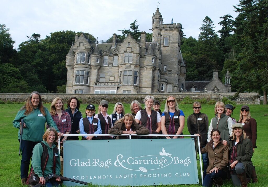The Glad Rags ladies at Kinnettles Castle