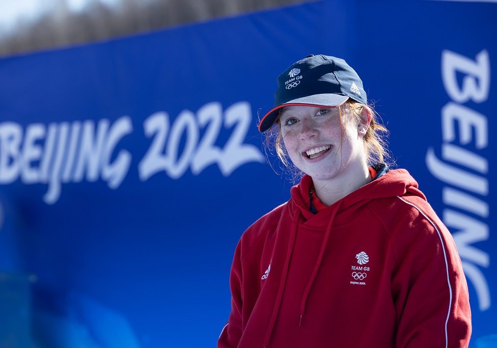 Kirsty Muir at the Beijing 2022 Winter Olympic Games on the 1st February 2022 at Genting Snow Park in Zhangjakou, China. Photo by Sam Mellish / Team GB.
