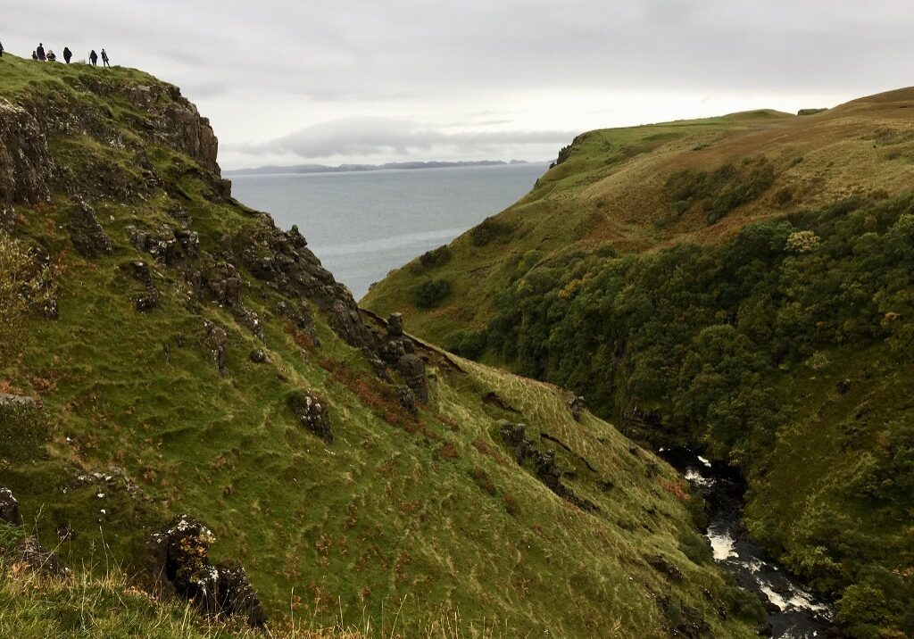 The beautiful Lealt Gorge on the Isle of Skye