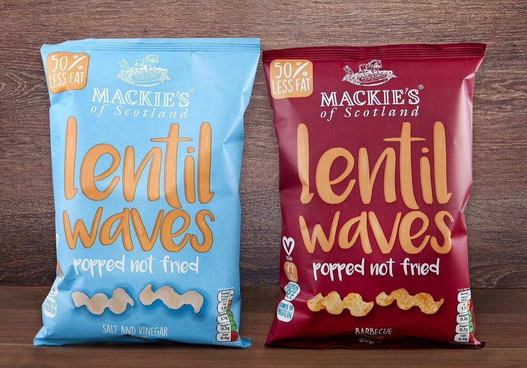 Lentil Waves by Mackies Taypack will be available in Lidl