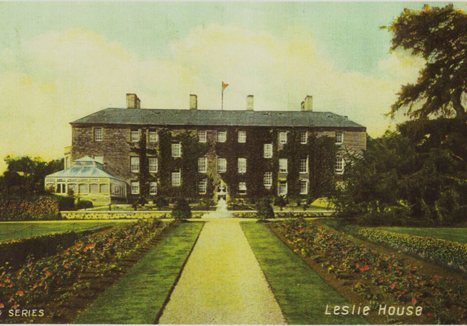 Leslie House in Fife, pictured in its heyday