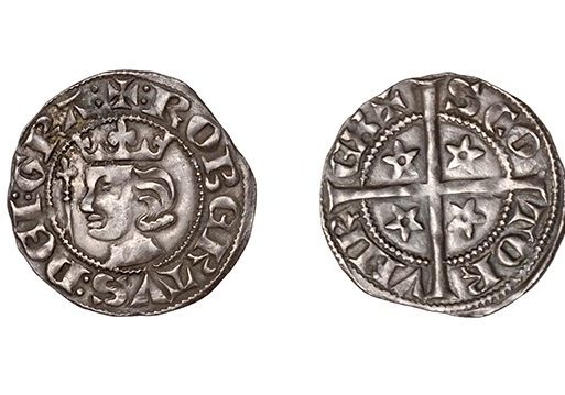 Robert the Bruce coin. All pictures credit: Noonans
