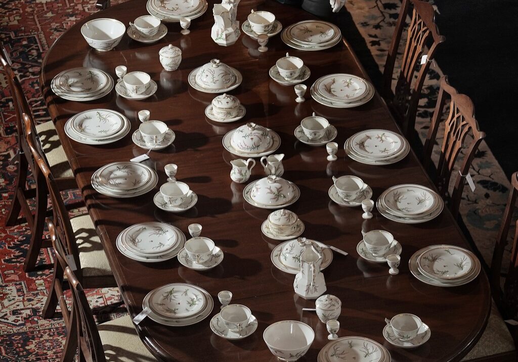 A beautiful tea set being auctioned by Lyon and Turnbull (Photo: Stewart Attwood)