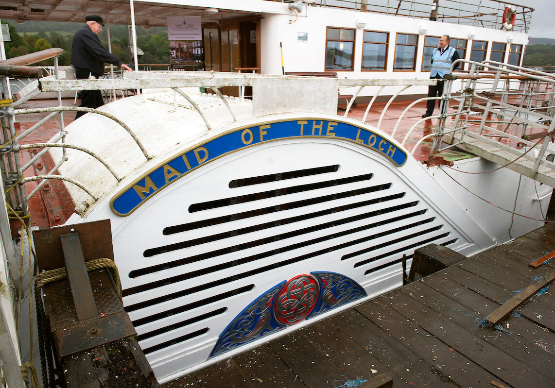 The next stage of fundraising is underway for the Maid of the Loch (Photo: Lenny Warren)