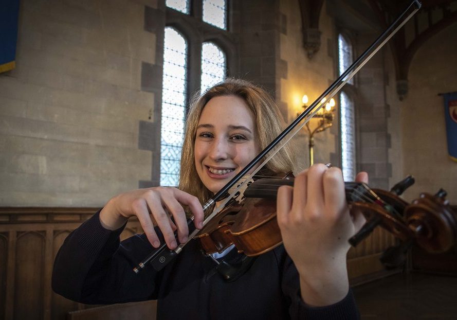 Talented violinist Madeleine Sayce [Photo: Strathallan School]
