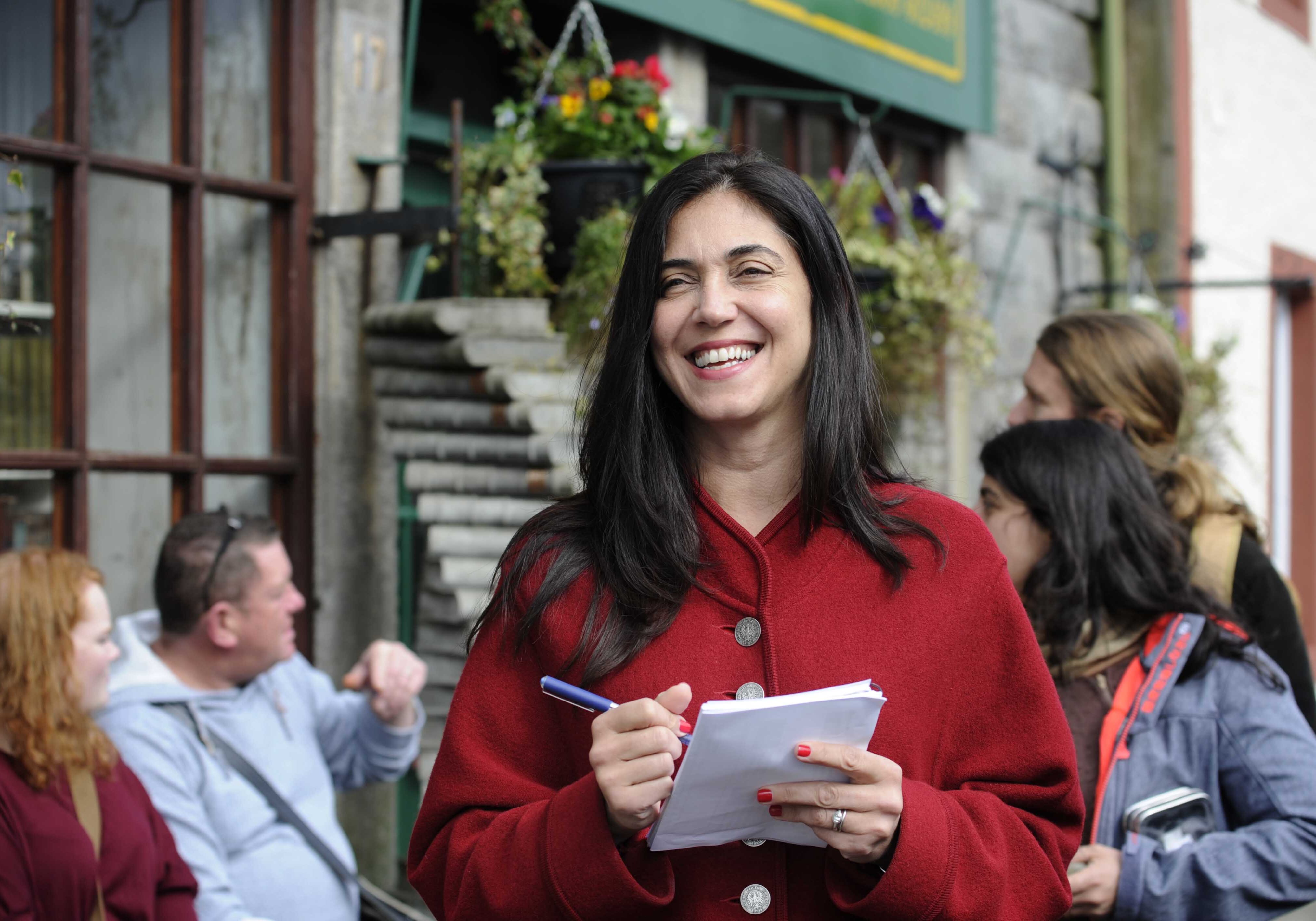 Marjorie Lotfi at Wigtown Book Festival (Photo: Colin Hattersley)