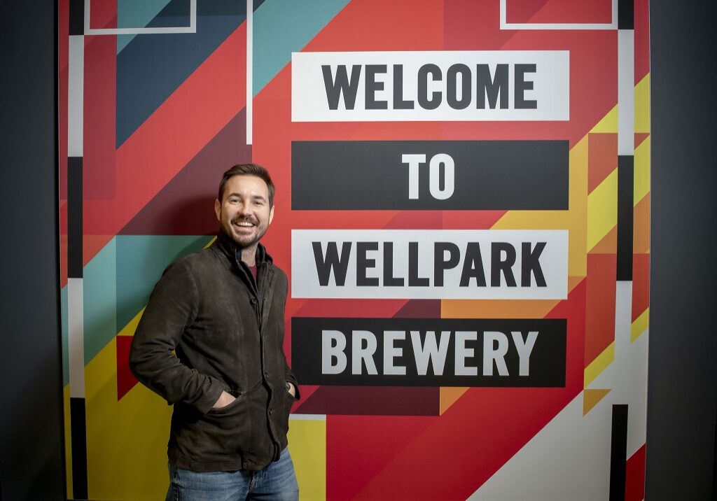 Martin Compston visits the Wellpark Brewery in Glasgow