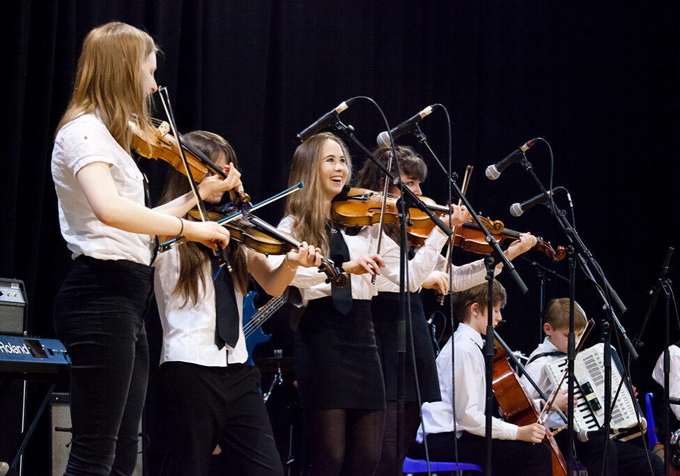 Portree High School performing in the Novice Juvenile B competition at the 2018 Championships