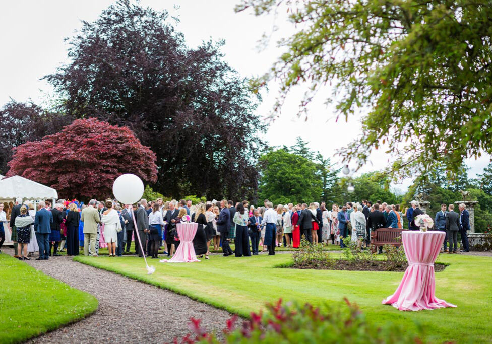 The stunning Millearne Gardens is the perfect venue for a wedding  (Photo: First Light Photography)