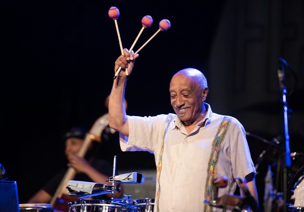 Mulatu Astatke at The Old Fruitmarket (Photo: Sean Purser)