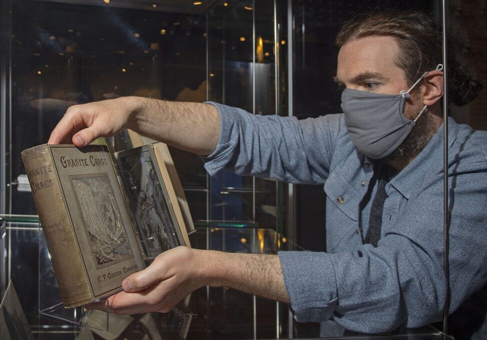 National Library of Scotland Library conservator Ryan Gibson (Photo: Neil Hanna Photography)
