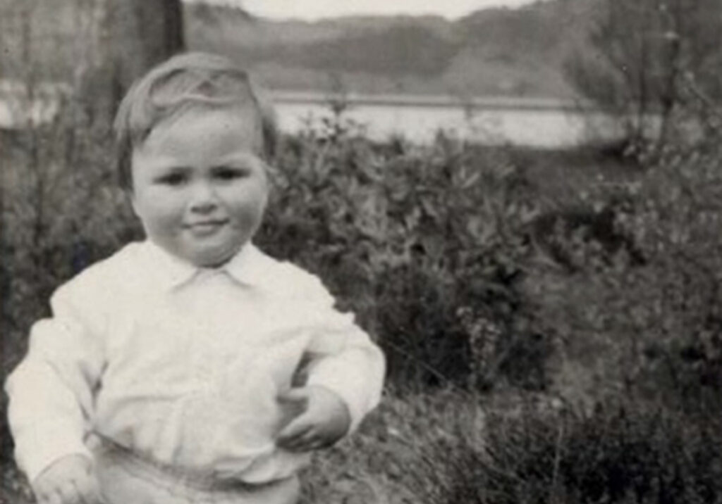 It's Nick Bairn - the chef as a young lad