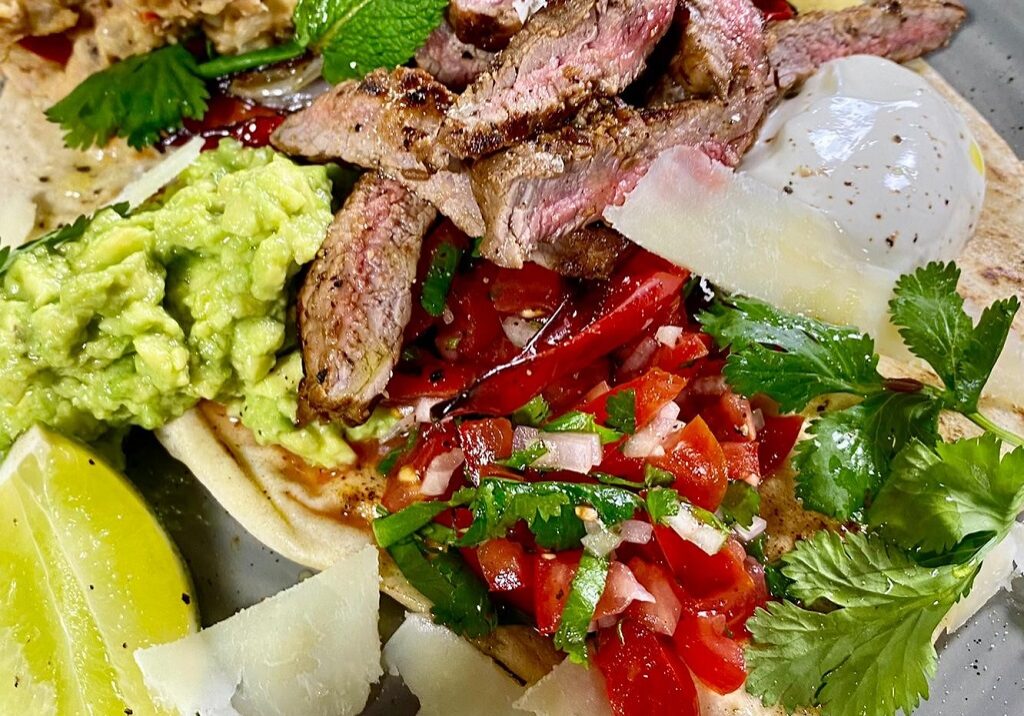 Nick Nairn's beef fajita