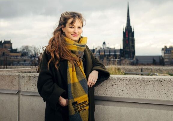 Nicola Benedetti launches 2024 Edinburgh International Festival programme. Credit Mihaela Bodlovic.