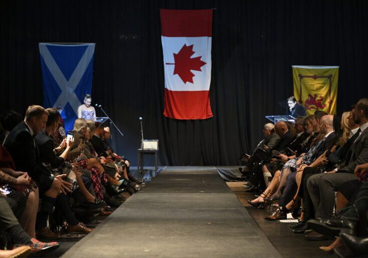 Dressed To Kilt 2024 fashion show in Toronto, Ontario.  [Credit: Robert Okine/Getty Images for Friends of Scotland]