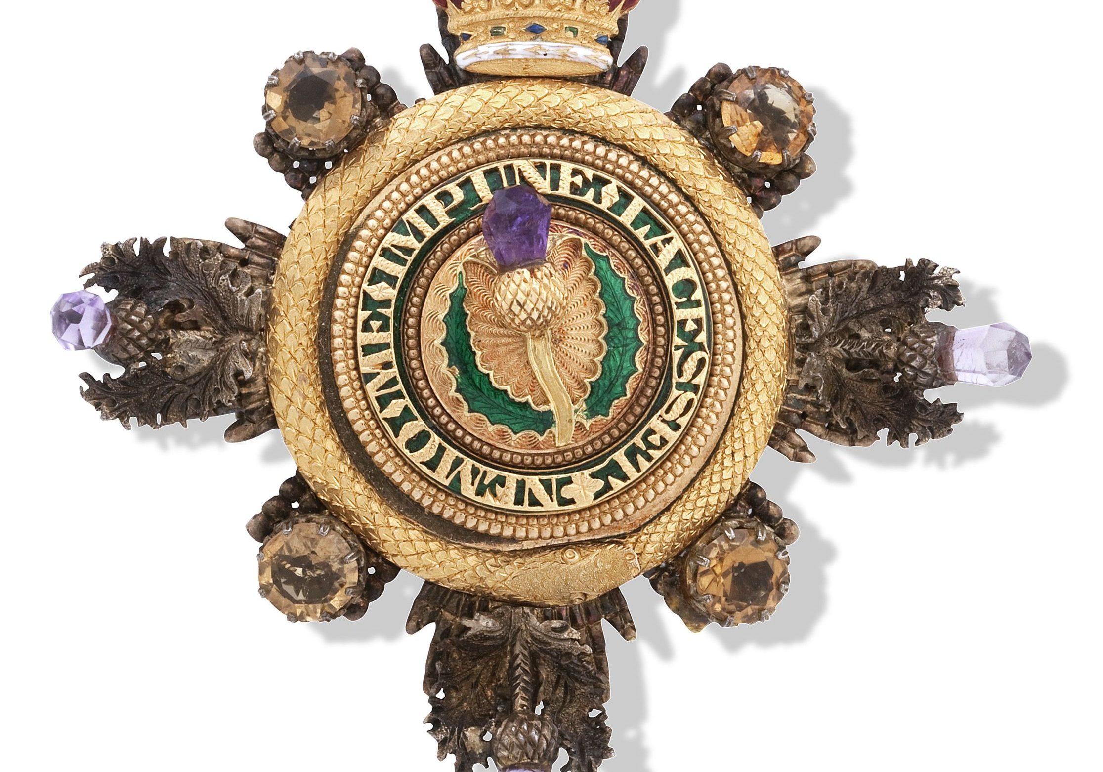  An Order of the Thistle brooch from the 19th century
