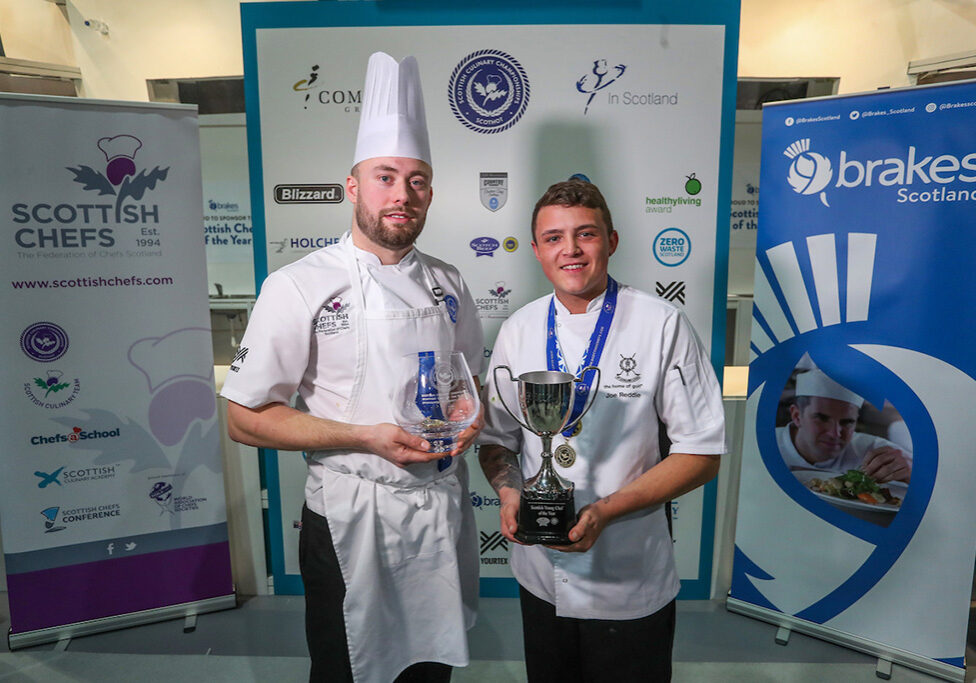 Orry Shand [left], Scottish Chef of the Year and Joe Reddie, Scottish Young Chef of the Year (Photo: Chris Watt)