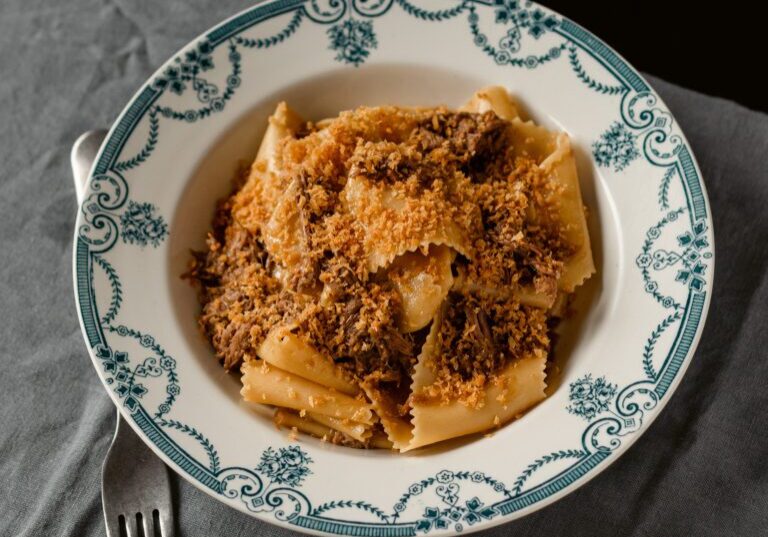 Pappardelle with Lamb Shoulder Ragout Credit: Rebecca Dickson